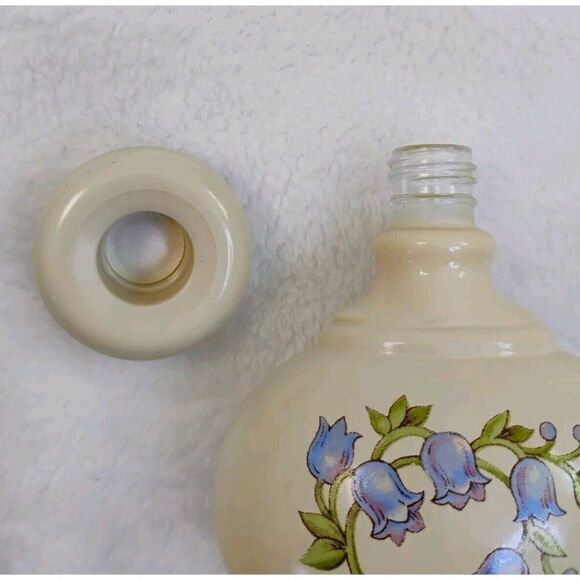 Avon Araine Ultra Cologne Blue Flowers Empty Perfume Bottle Vintage Rare - Picture 7 of 12